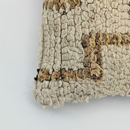 Coussins Beni Vintage - blanc cassé avec texture, rose pâle