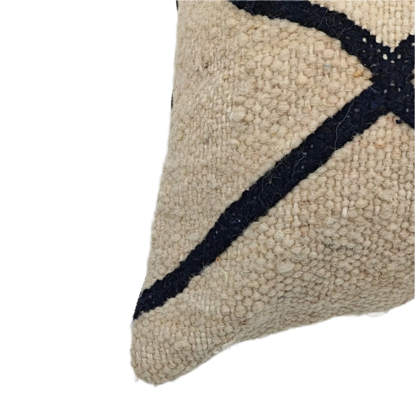Upcycled Vintage Berber Cushion Cover (Fine Cross)