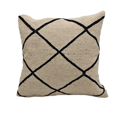 Upcycled Vintage Berber Cushion Cover (Fine Cross)