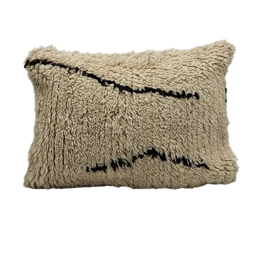 Upcycled Vintage Berber kussenhoes (Fine line) 