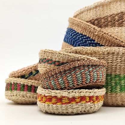Mini paniers à bibelots en sisal