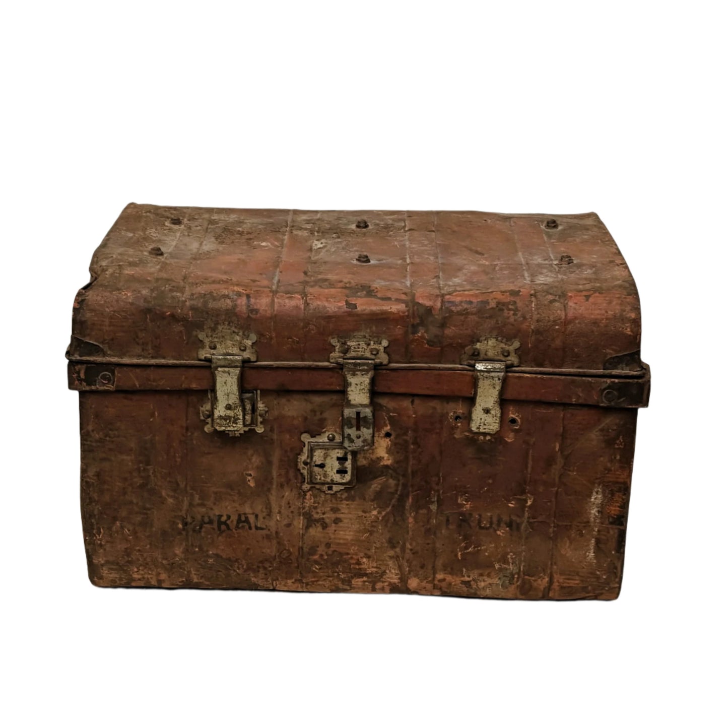 Rustic Iron Trunk