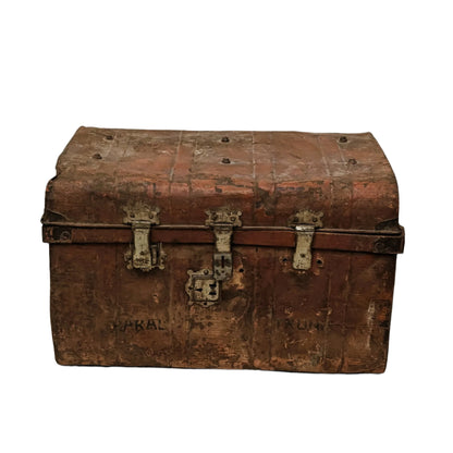 Rustic Iron Trunk