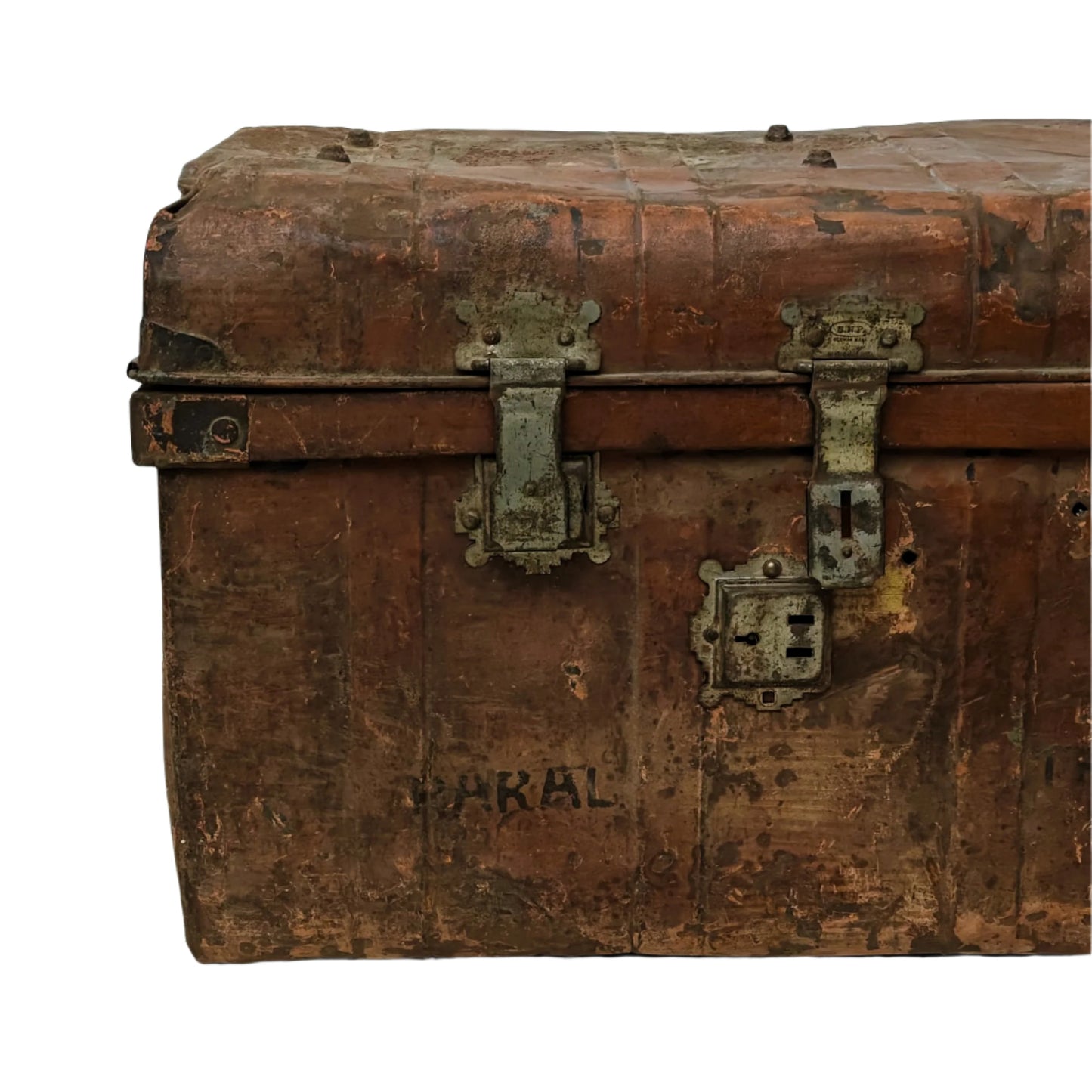Rustic Iron Trunk