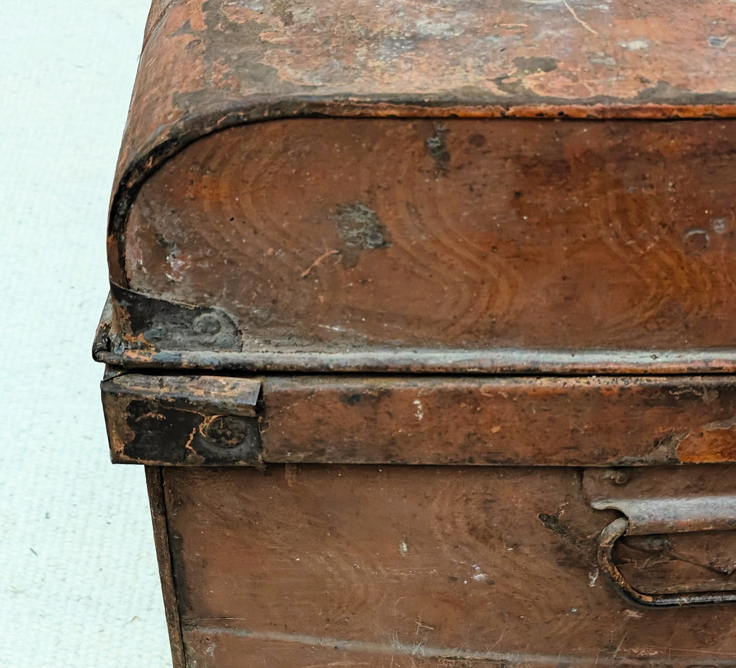 Rustic Iron Trunk
