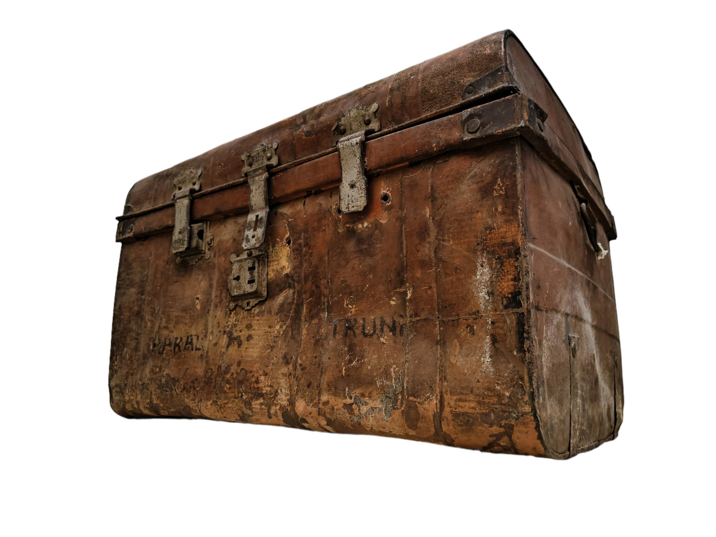Rustic Iron Trunk