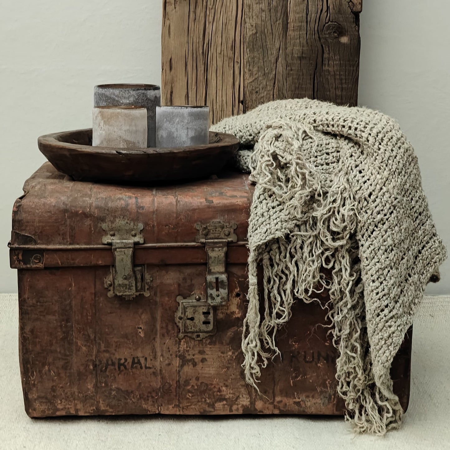 Hampi Rustic Linen Plaid