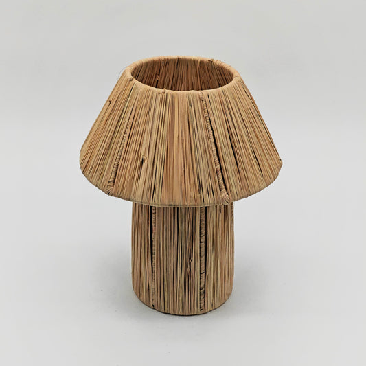 Natural Raffia Lamp