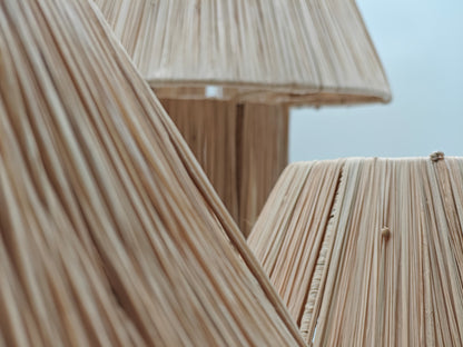 Natural Raffia Lamp