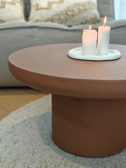 Cadeauset Ronde Cloud Tray met kaarsen