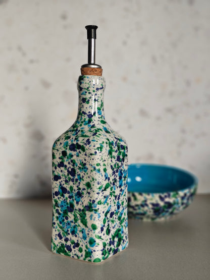 Giftset Coral Mini raspbord + oliefles + gratis borsteltje) 