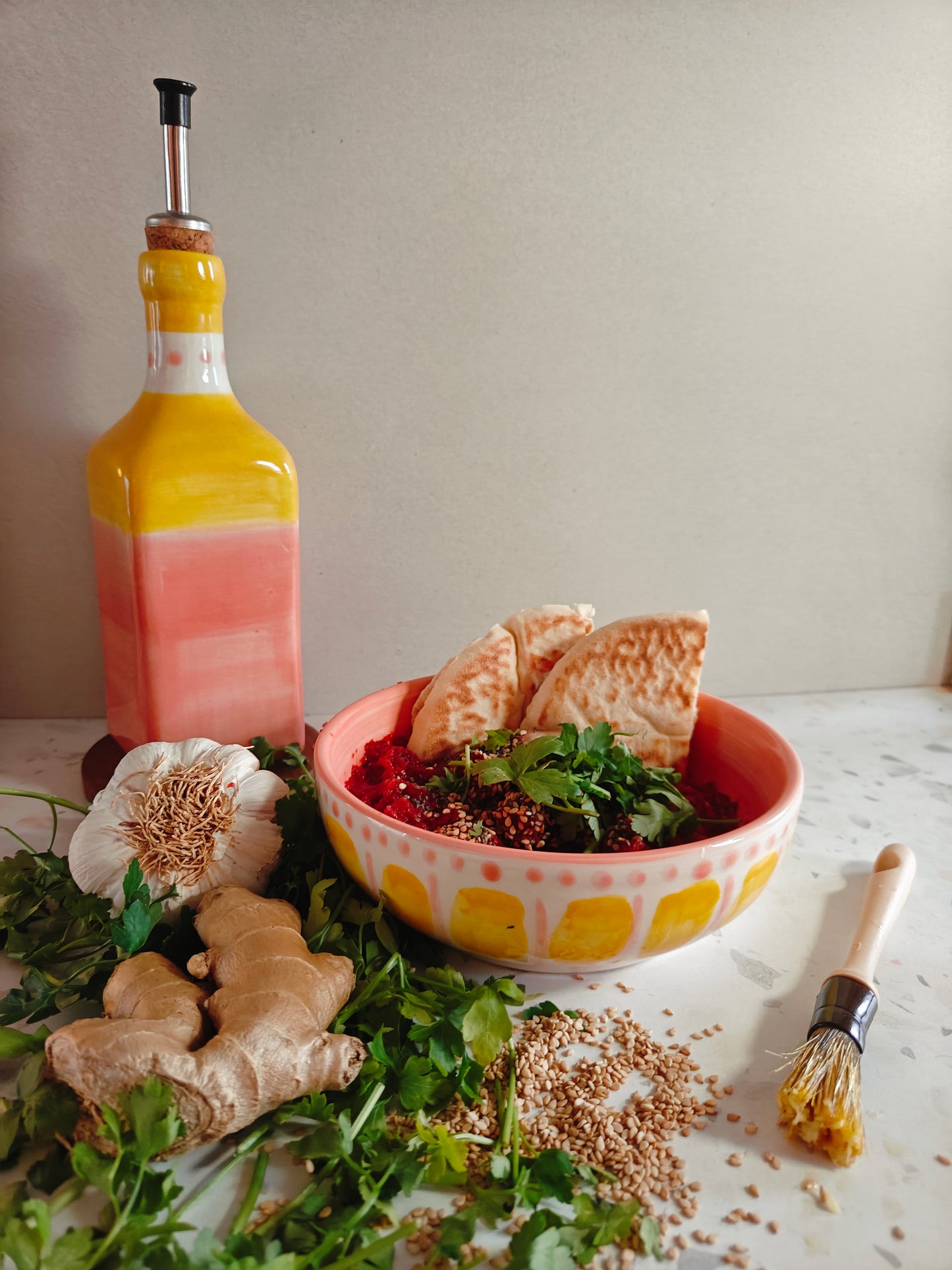 Starter Set Medio (grater plate + brush)