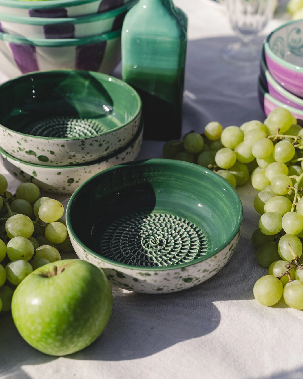 Giftset Jade (Raspbord + oliefles + borsteltje) 