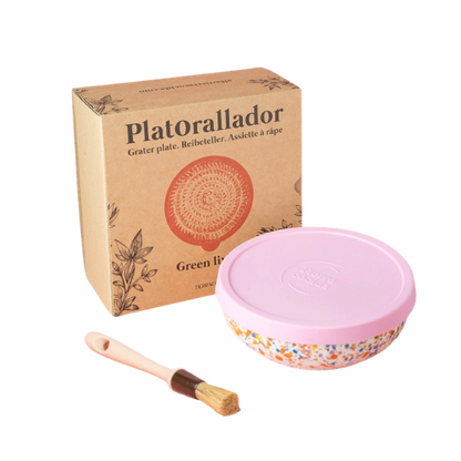 Starter Set Medio (grater plate + lid + brush)