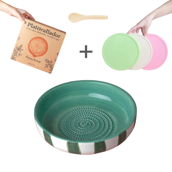 Cadeauset Ráspo Grande Raspbord + Deksel + Gratis lepel