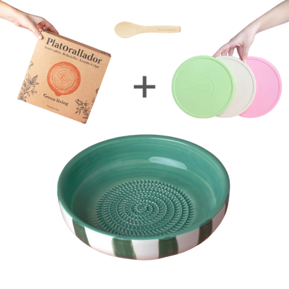 Cadeauset Ráspo Grande Raspbord + Deksel + Gratis lepel