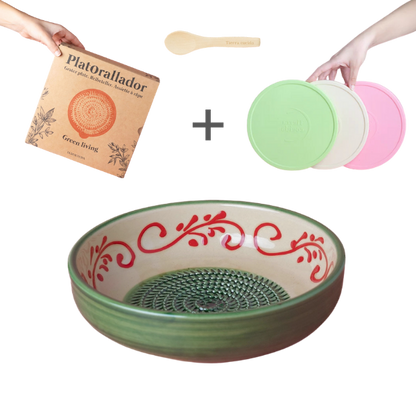 Cadeauset Ráspo Grande Raspbord + Deksel + Gratis lepel