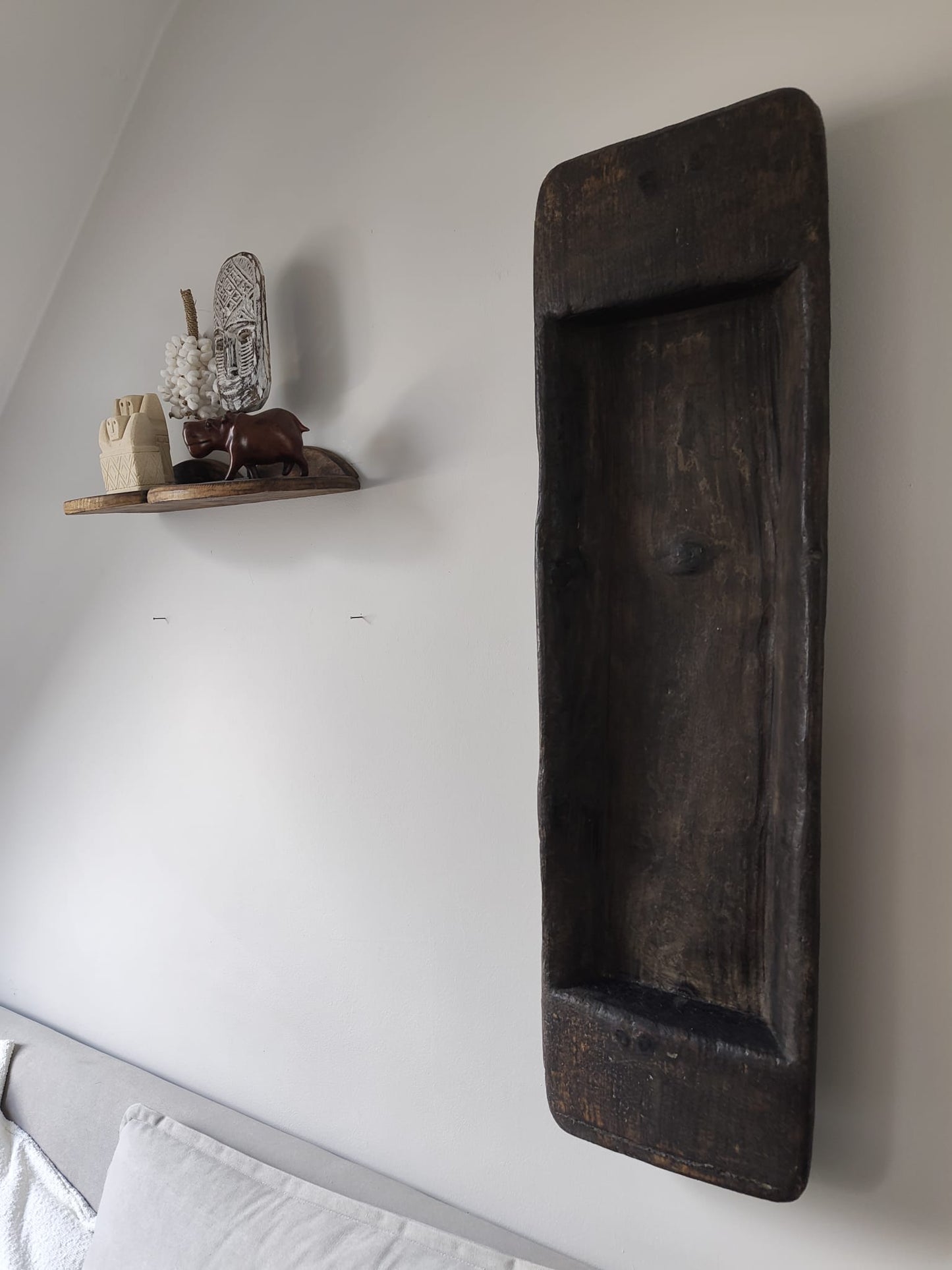 Khaliya Vintage Houten Dienblad / Muur deco