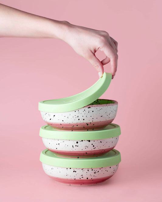 Medio - reusable silicone lid
