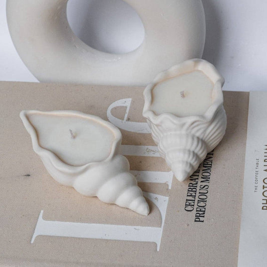Seashell Beach Candles (Set of 2 - Lemon & Lavender)
