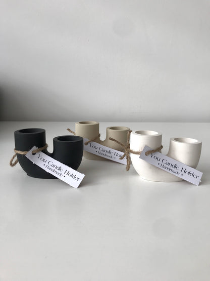 You Candle Holder Duo