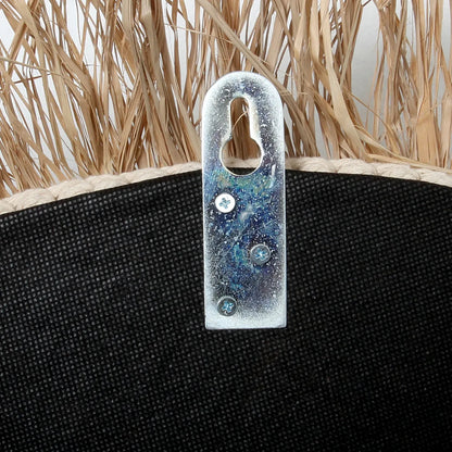 De Raffia Cowrie Spiegel