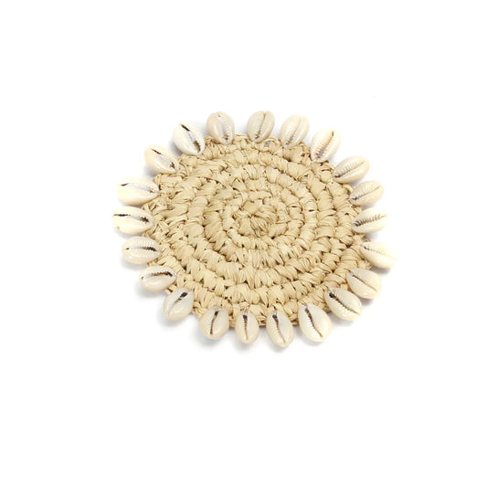 De Raffia Shell onderzetter