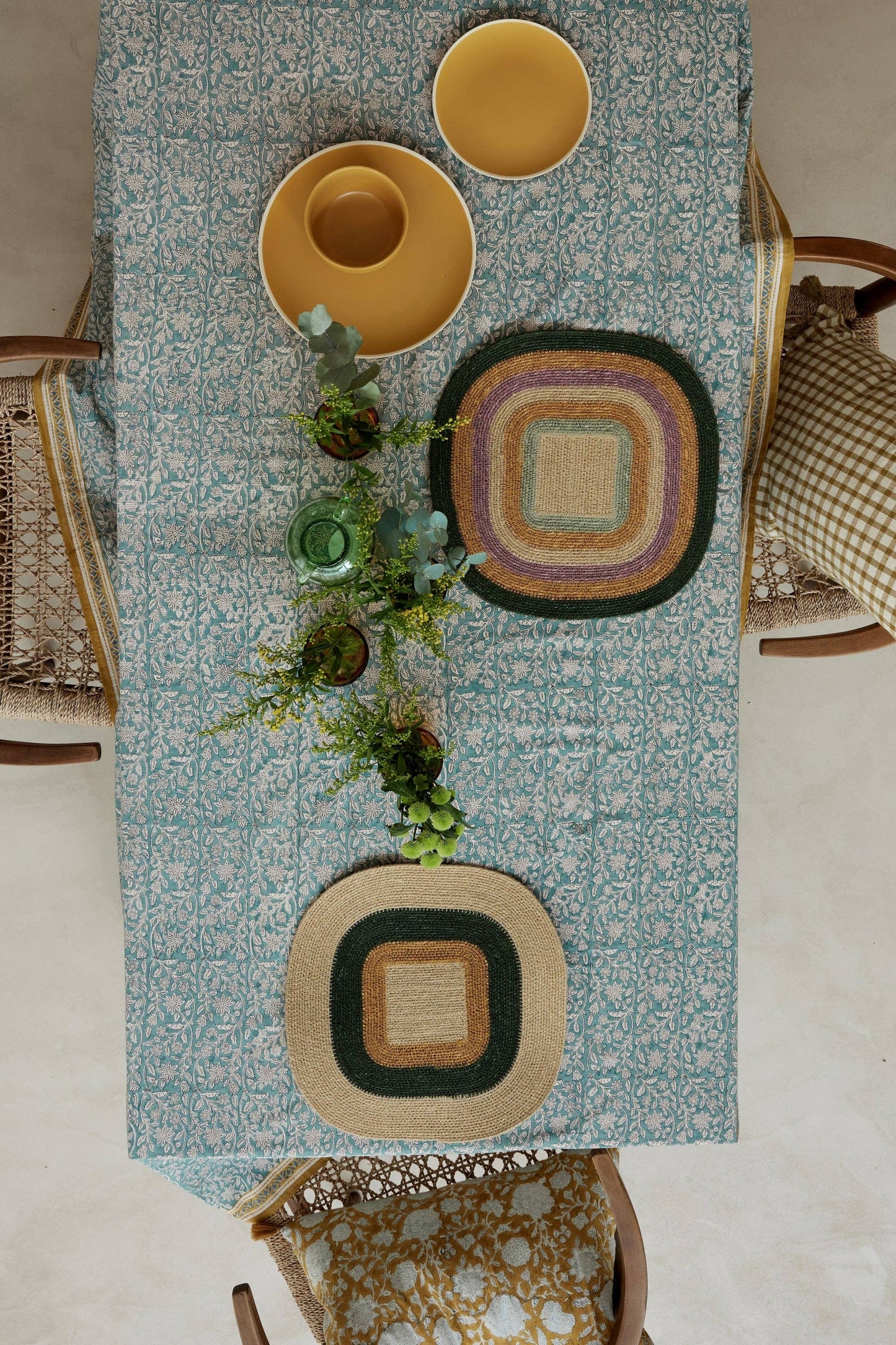 Multico Kaki Raffia Placemat