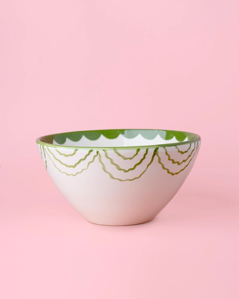 Ambachtelijke saladekommen