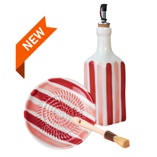 Giftset Sweetheart (Mini raspbord + oliefles + gratis borsteltje) 
