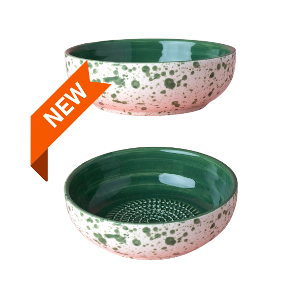 Giftset Jade (Grater plate + oil bottle + brush)
