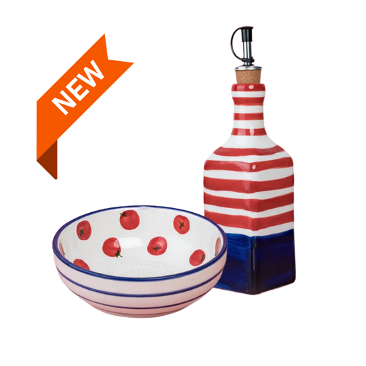 Giftset Pomodoro (Grater plate + oil bottle + brush)